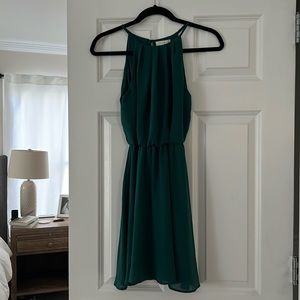Chiffon Green Dress
